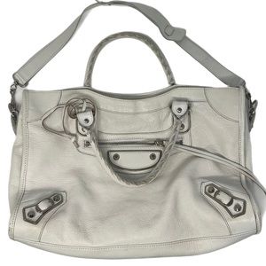 Balenciaga City Bag - white